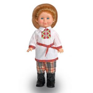 Кукла Митя в белорусском костюме