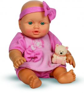 Кукла Малышка с мишуткой
