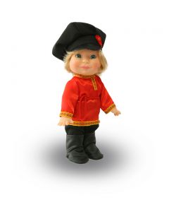 Кукла Веснушка в русском костюме мальчик