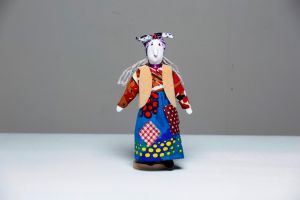 Шагающая кукла Баба-Яга
