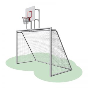 Ворота с баскетбольным щитом