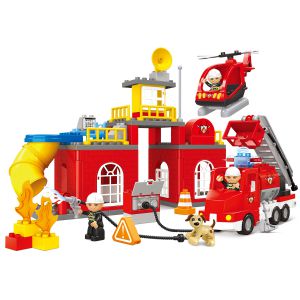 Конструктор Пожарные спасатели:  Пожарная часть 85 дет. ― Пять Чудес